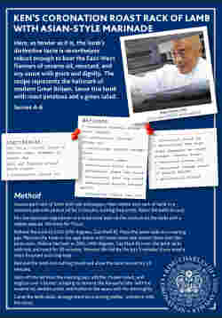 Ken Hom's Coronation Roast Rack Of Lamb Recipe