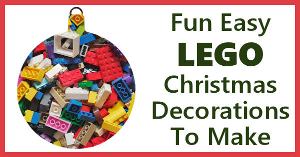 12 Easy DIY LEGO Christmas Decorations To Make