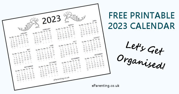 2023 Free Printable Calendar PDF