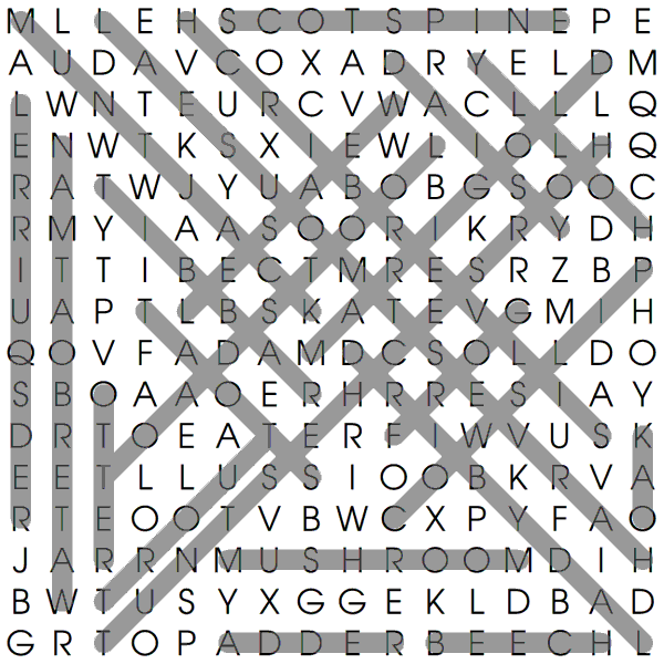 British Nature Puzzle Solution