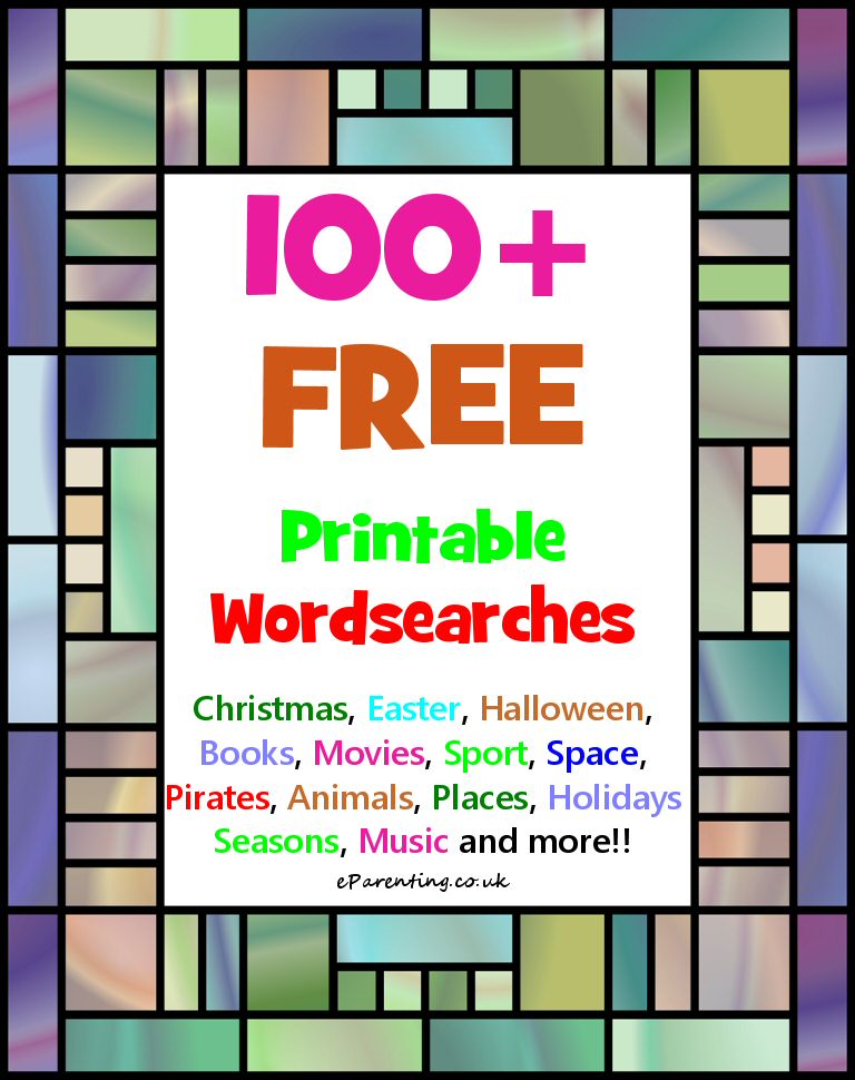 100 free printable wordsearches and puzzles
