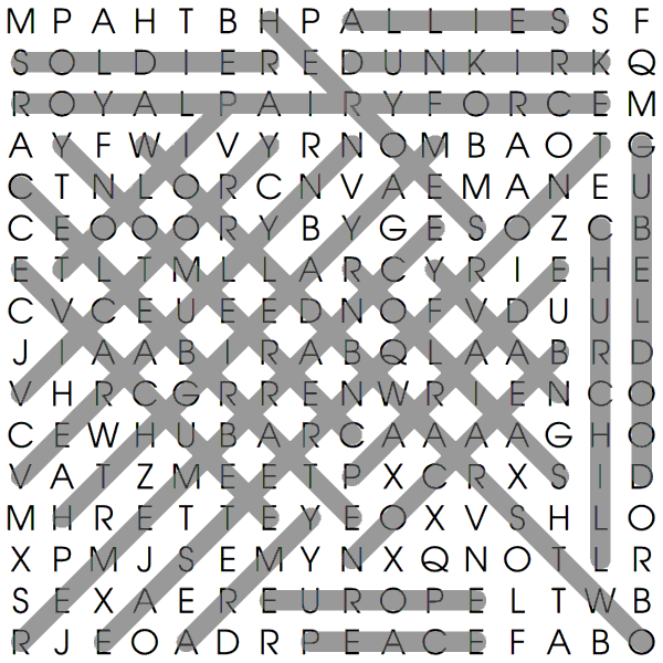 VE Day 80 Puzzle Solution