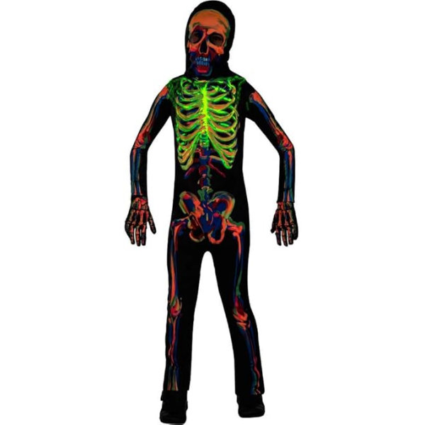 Childs Glow in the Dark Skeleton Costume